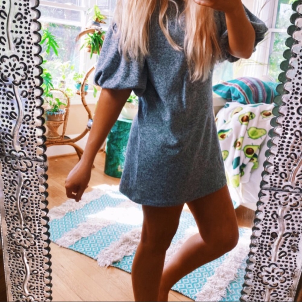 Jolie LA Starlight Peasant Boho Sleeve Tee Dress